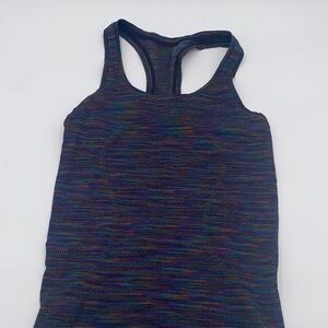 lululemon EUC Swiftly Tech Tank Multicolor Stripe Racerback Tank Size 6